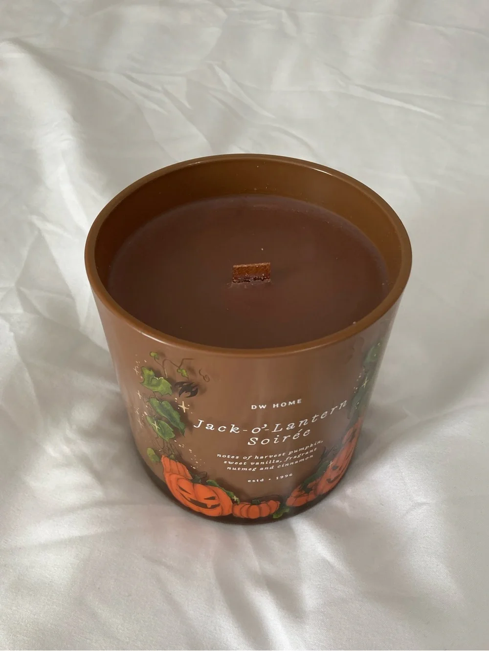 Halloween Jack o lantern soirée candle